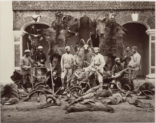 Jäger und Trophäen, Indien